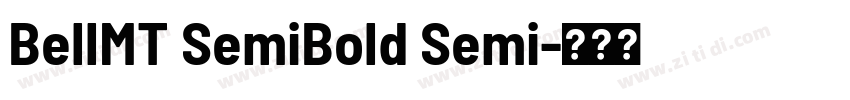 BellMT SemiBold Semi字体转换
